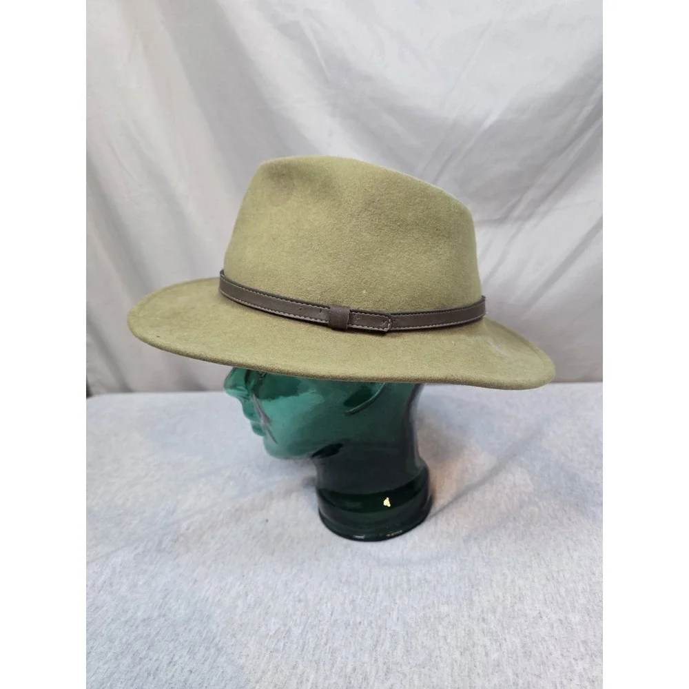 Dorfman Pacific Brown Wool Felt‎ Fedora Hat Indiana Jones Made In The USA XL